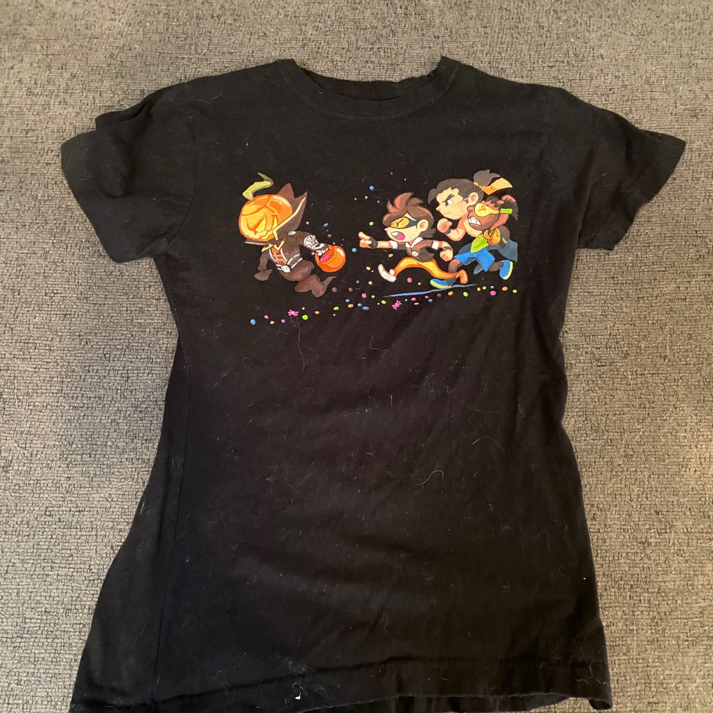 Short sleeve black overwatch shirt